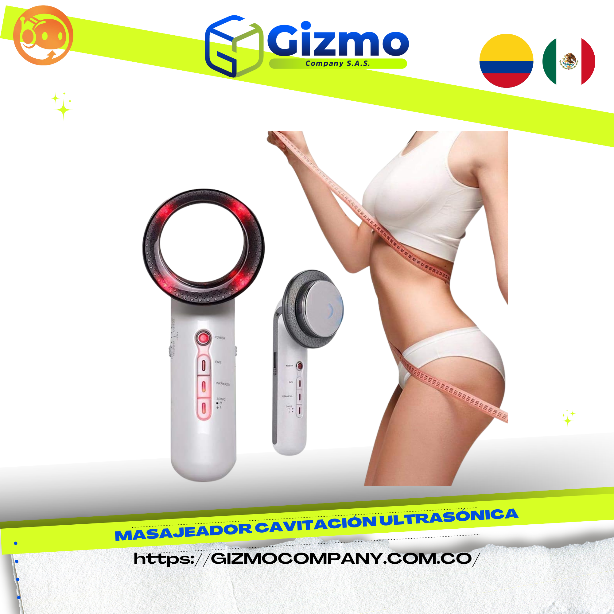 Miniatura 2 de Masajeador Cavitación Ultrasónica